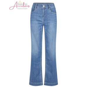 Anna Montana broek 1426 Mila wide Bahia Used Summer Blue